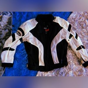 Black & White Motocross Jacket - XS